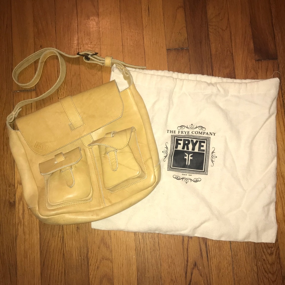 Frye purse + dust bag